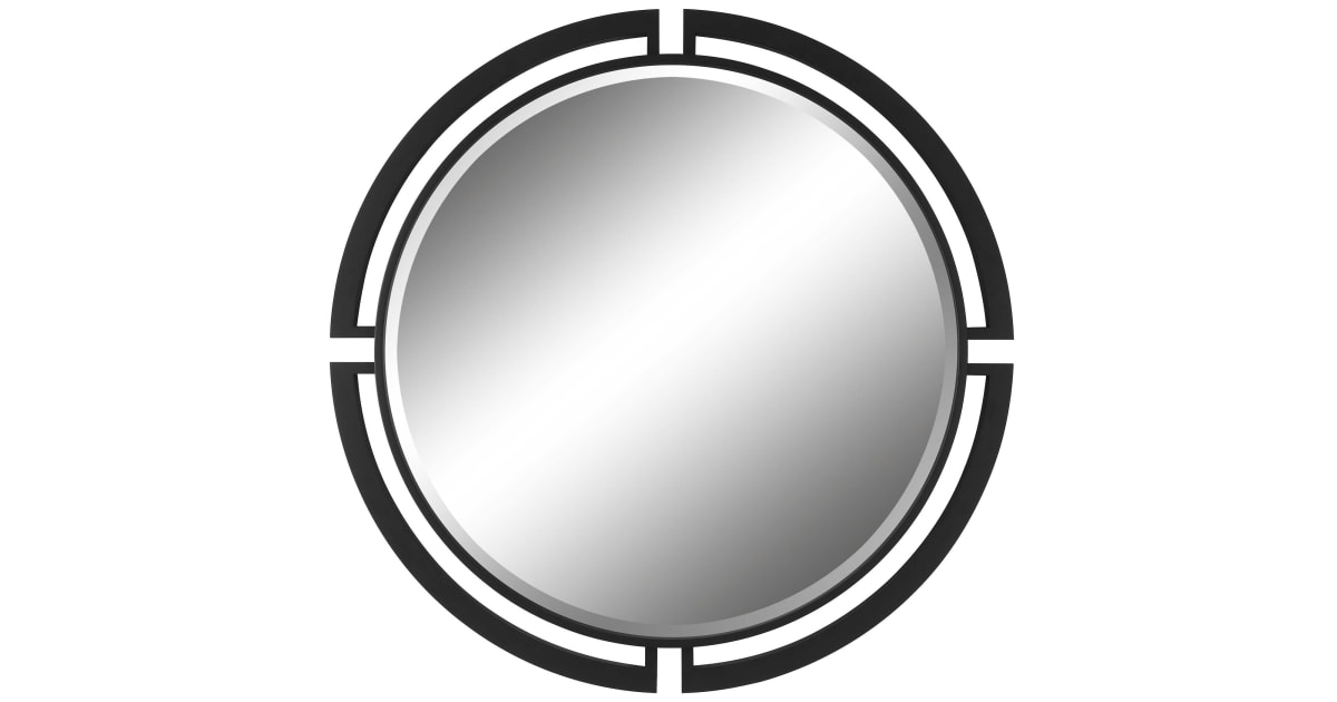 Uttermost 09878 Quadrant Round Mirror