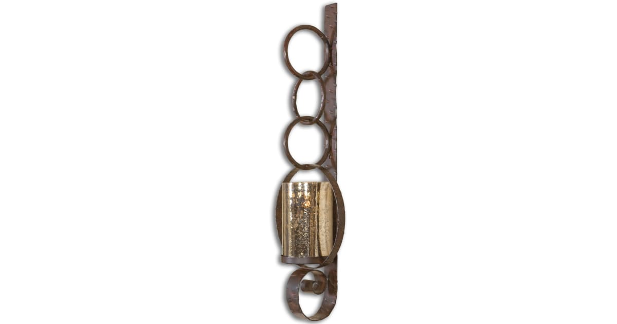 Uttermost 19850 Falconara Metal Chained Loop Wall Sconce
