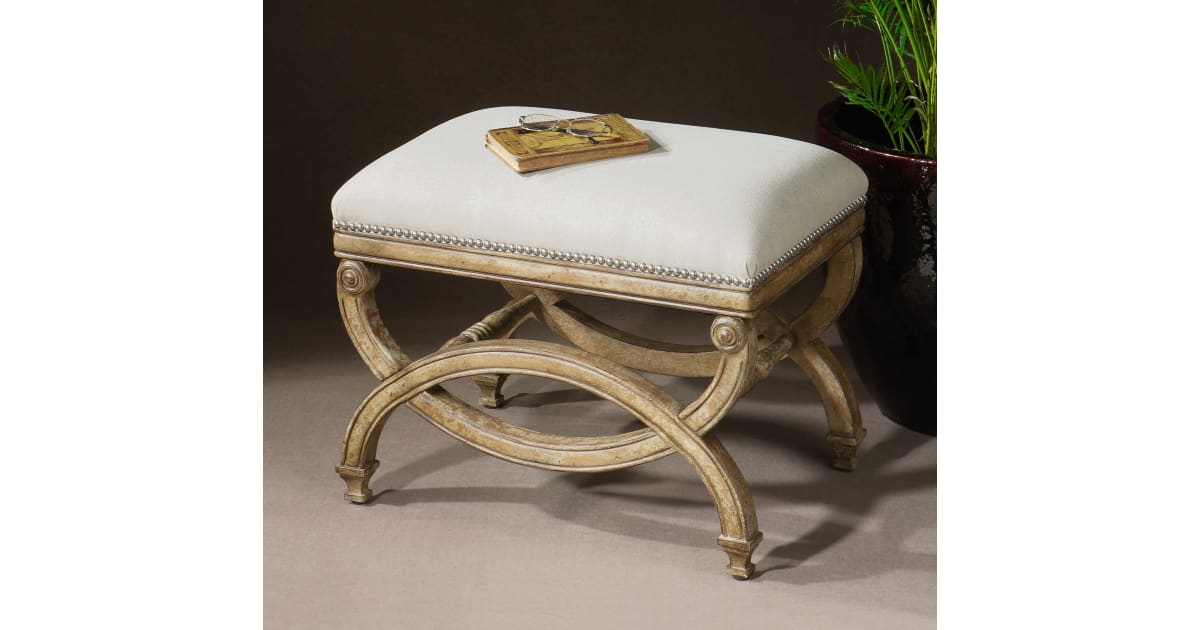 Uttermost cheap karline bench