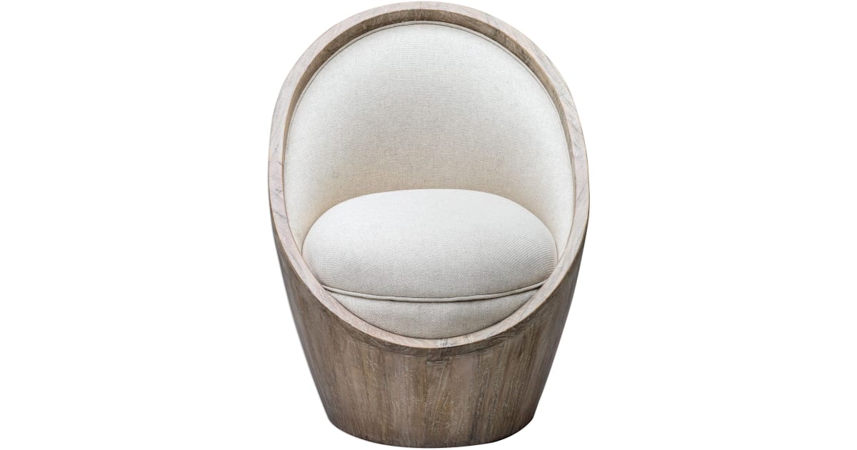 Uttermost 23479 Noemi 291/2" Wide Mahogany Framed Armless