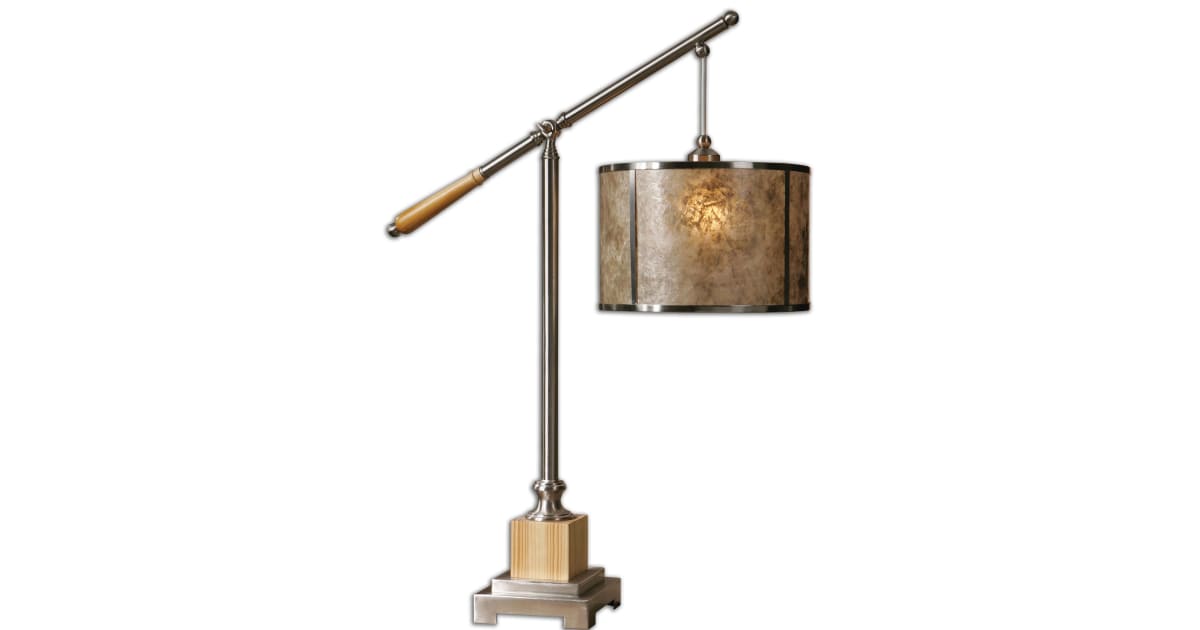 Uttermost 267651 Sitka Silver 1 Light Table Lamp