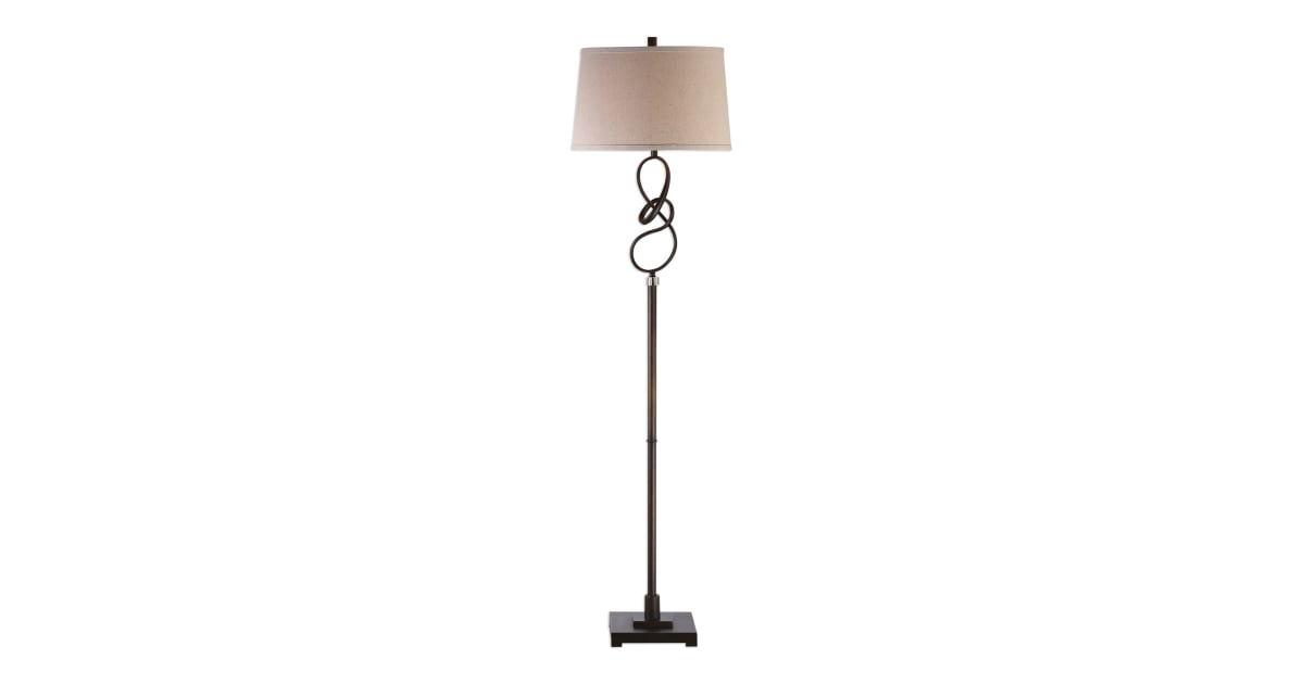 Uttermost 281291 Tenley 1 Light 64.5 Inch Tall Floor Lamp