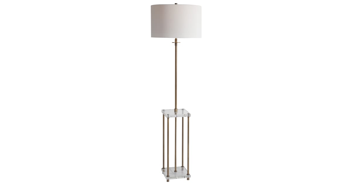 Uttermost 28415 Palladian 66" Tall Floor Lamp with Crystal
