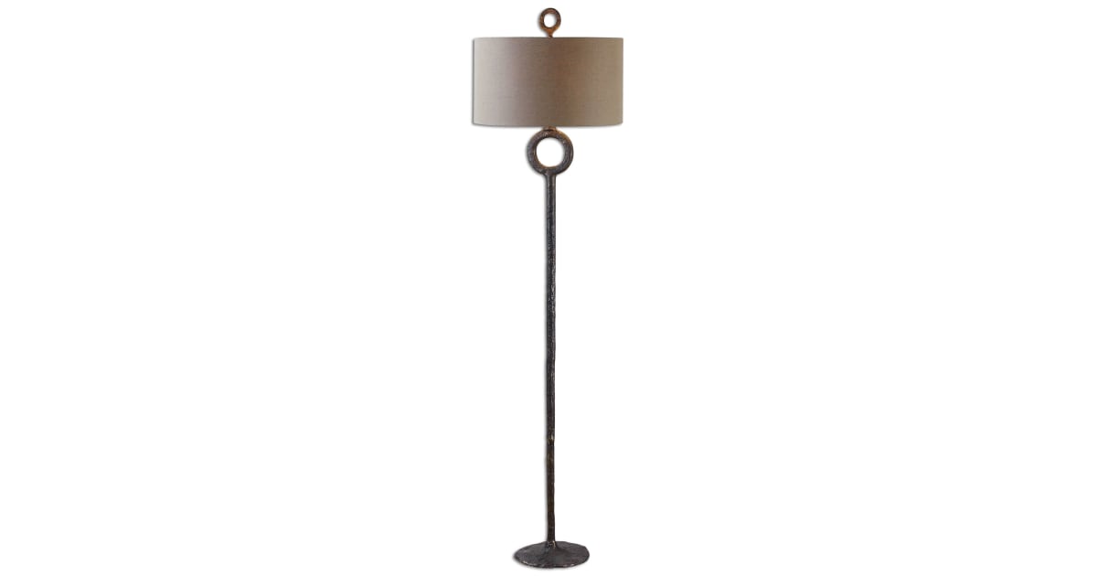 Uttermost 28633 Ferro 1 Light Floor Lamp
