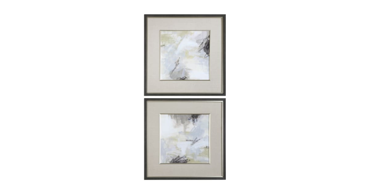 Uttermost 33673 Abstract Vistas Two Piece Framed Print Set