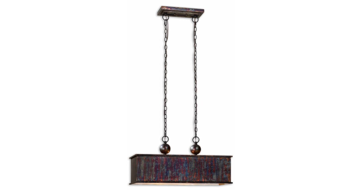 Uttermost 21922 Albiano Rectangle 2 Lt Pendant