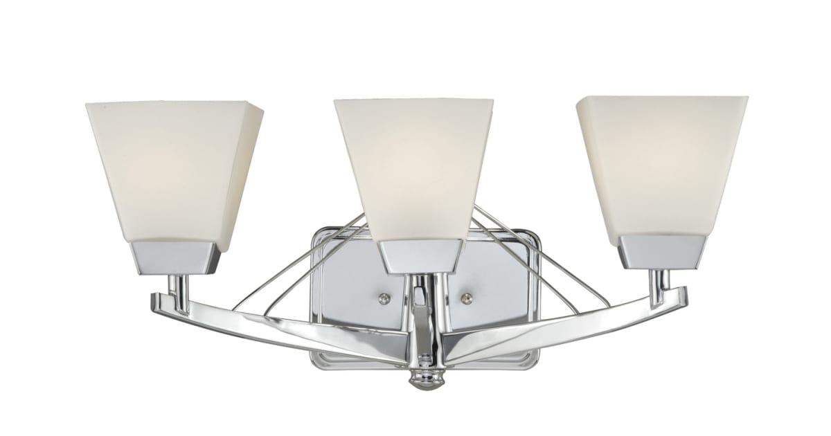 Vaxcel Lighting KD-VLU003CH Kendall Contemporary / Modern Three Light ...