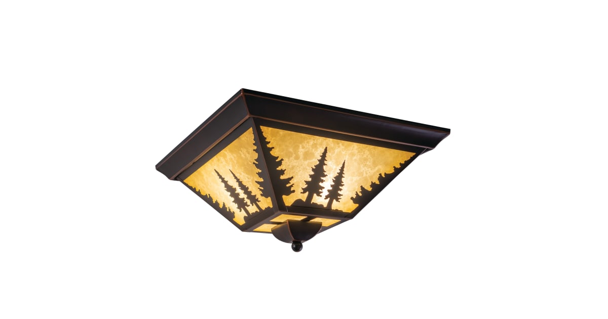 Vaxcel Lighting CC55514BBZ Yosemite 3 Light Flush Mount | Build.com