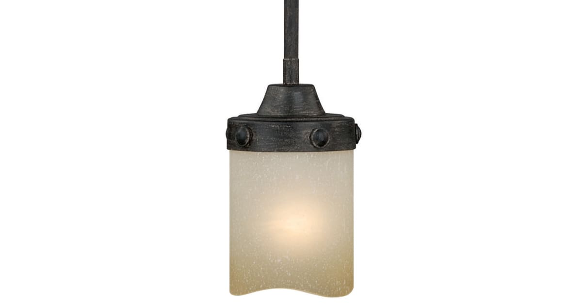 Vaxcel Lighting P0134 Halifax 1 Light Single Pendant