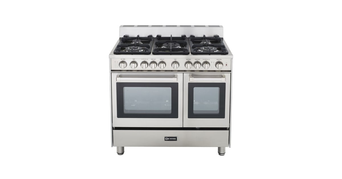 Verona VEFSGG365NDSS 36 Double Oven Gas Range