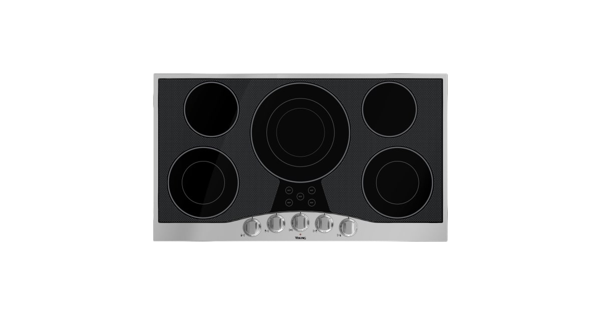 Viking 36 inch electric cooktop top