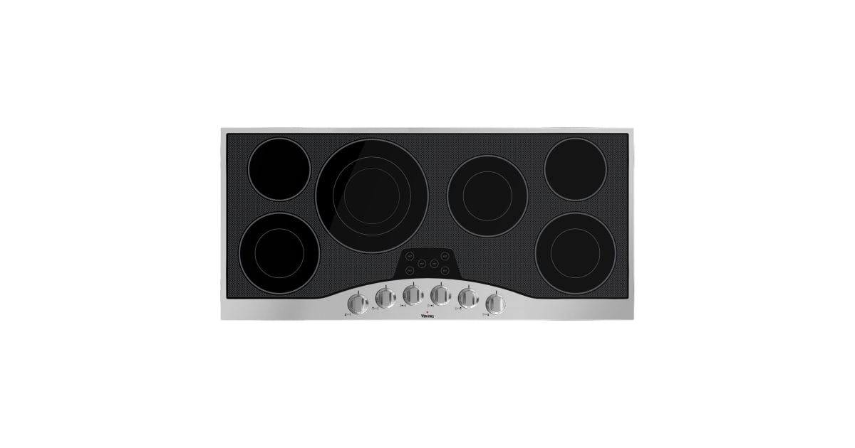 Viking Professional 5 Series 36 Electric Cooktop Stainless Steel