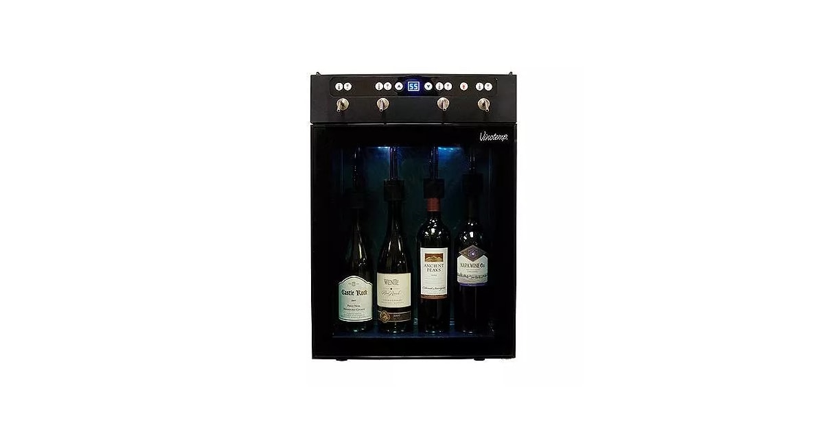 Vinotemp VTWINEDISP4 16.5 Inch Wide Cu. Ft. 4 Tap Wine