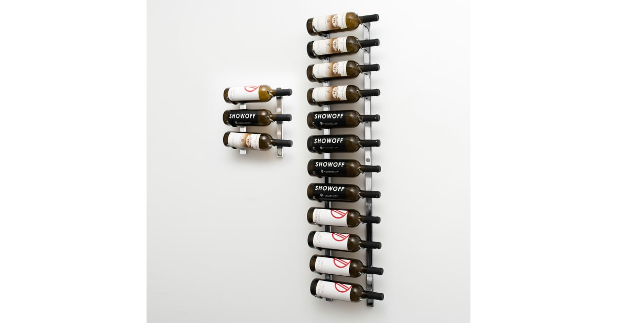 VintageView WS51 P W Series 60 Inch 15 Bottle Wall Mounted Build