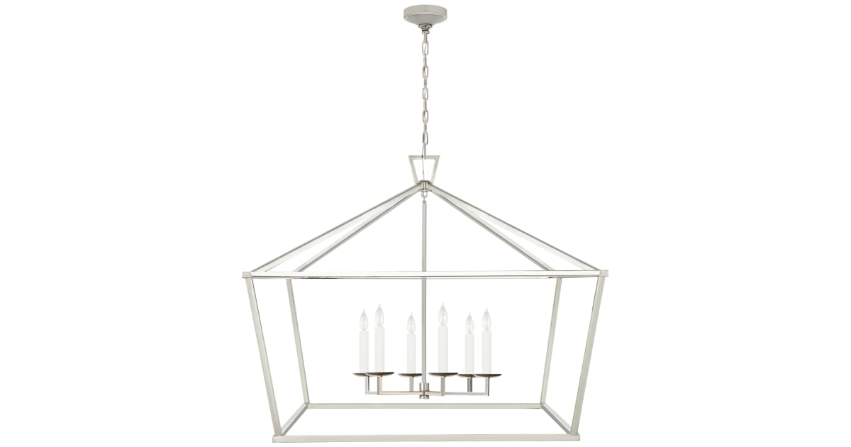 Visual Comfort CHC 2191PN Darlana 50" XXL Wide Lantern by Chapman ...