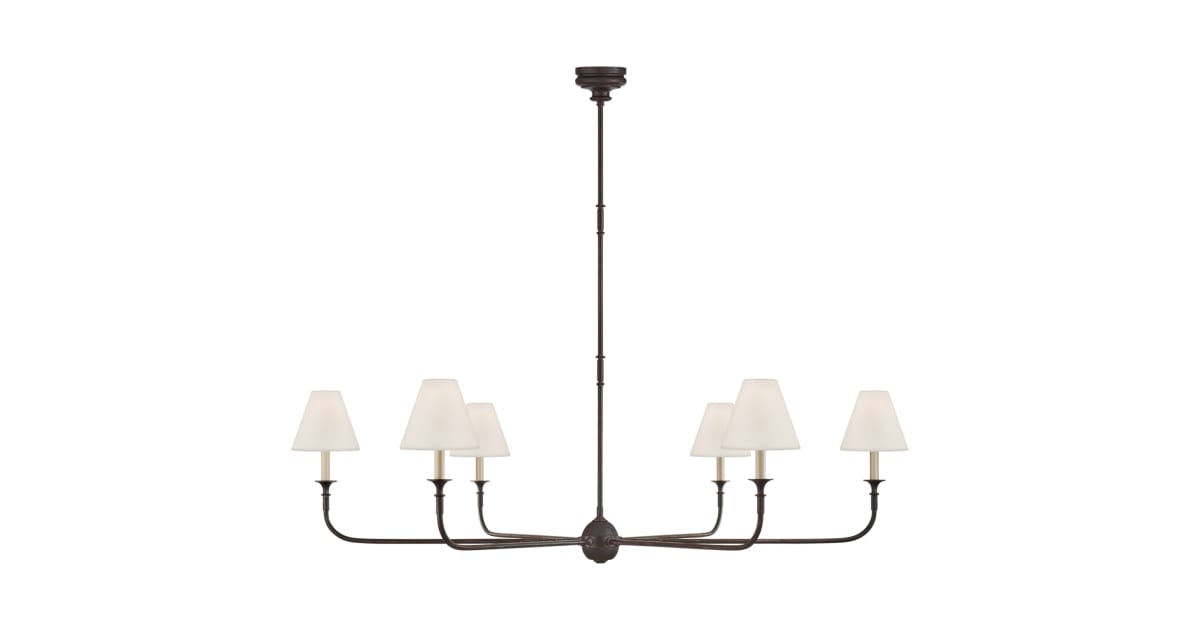 Visual Comfort TOB 5452AI/EBOL Piaf 58" Grande Chandelier
