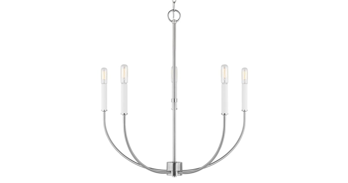 Visual Comfort 3167105EN-962 Greenwich 5 Light 24" Wide LED Chandelier ...