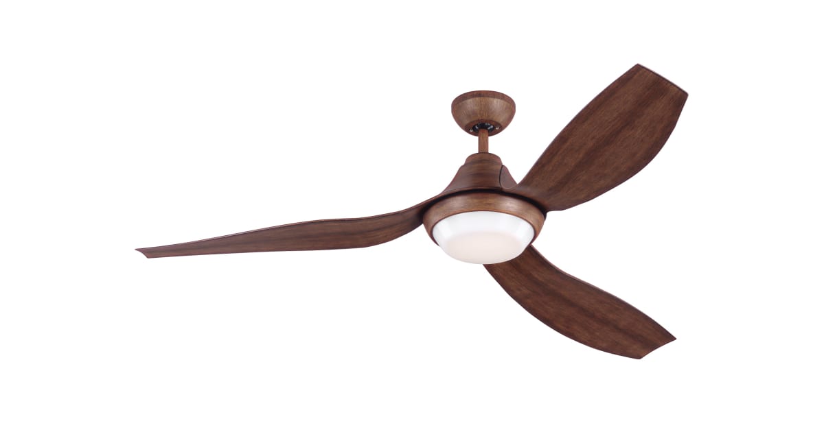 Visual Comfort 3AVOR56KOAD-V1 Avvo 3 Blade 56" Indoor / Outdoor Ceiling ...