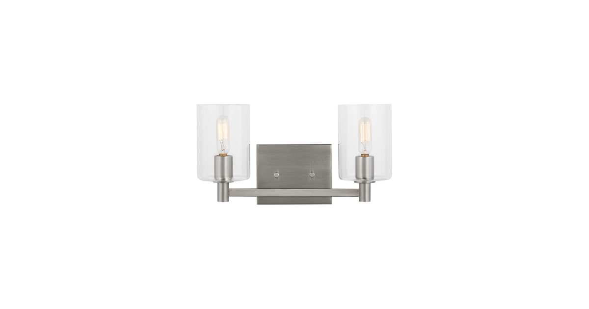 Visual Comfort 4464202EN-962 Fullton 2 Light 14" Wide LED Vanity Light ...