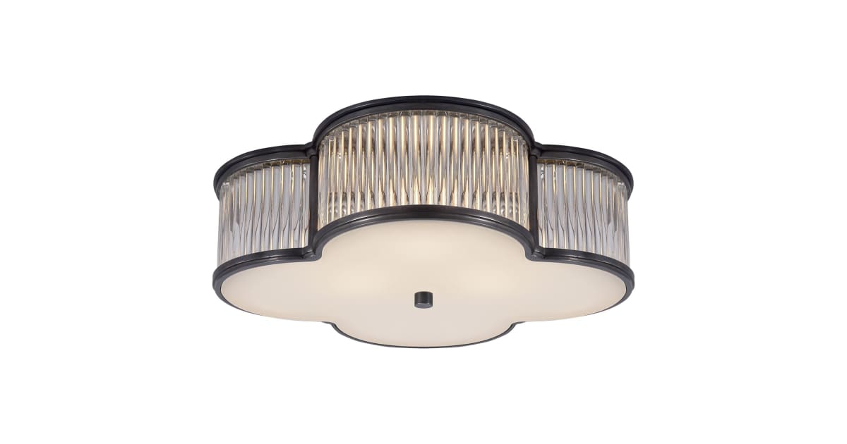 Visual Comfort AH 4015GM CG FG Basil 17 Flush Mount by Build