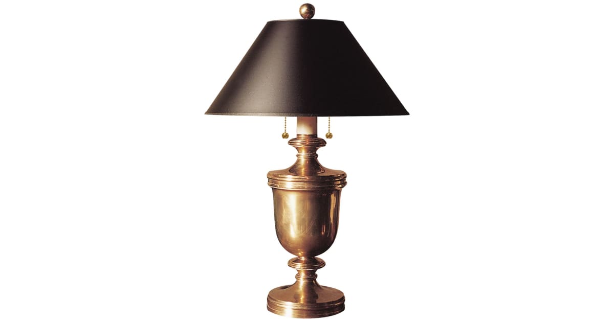 Shop Visual Comfort Signature, CHA 8172AB-NP, Classical Urn Collection, Brass