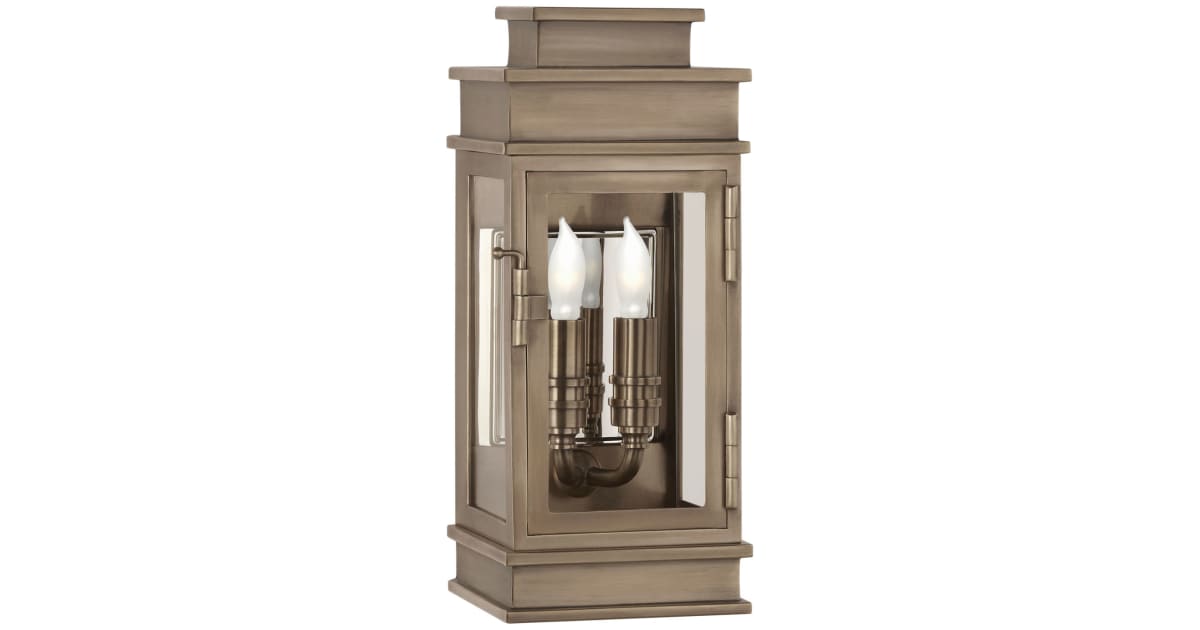 E.F. Chapman Linear Large Indoor Lantern in Nickel by Visual