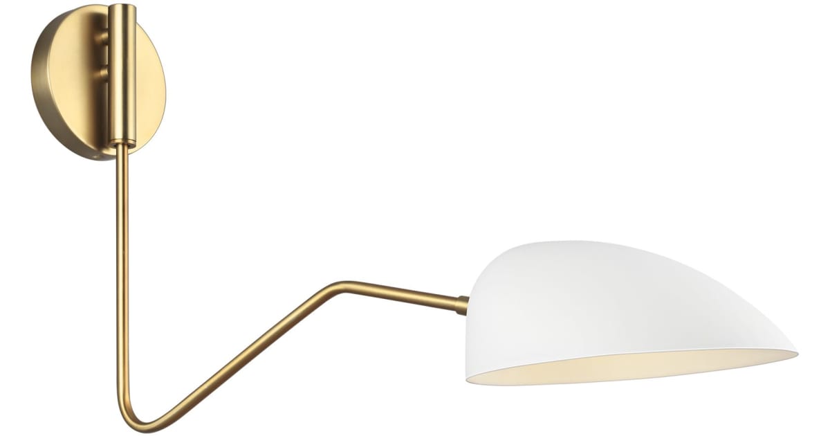 Jane One Light Wall Sconce in Matte White