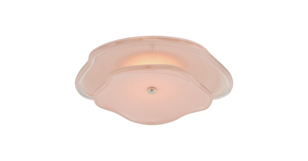 Visual Comfort KS 2064PN BLS Leighton 14 quot Wide LED Semi Flush Ceiling