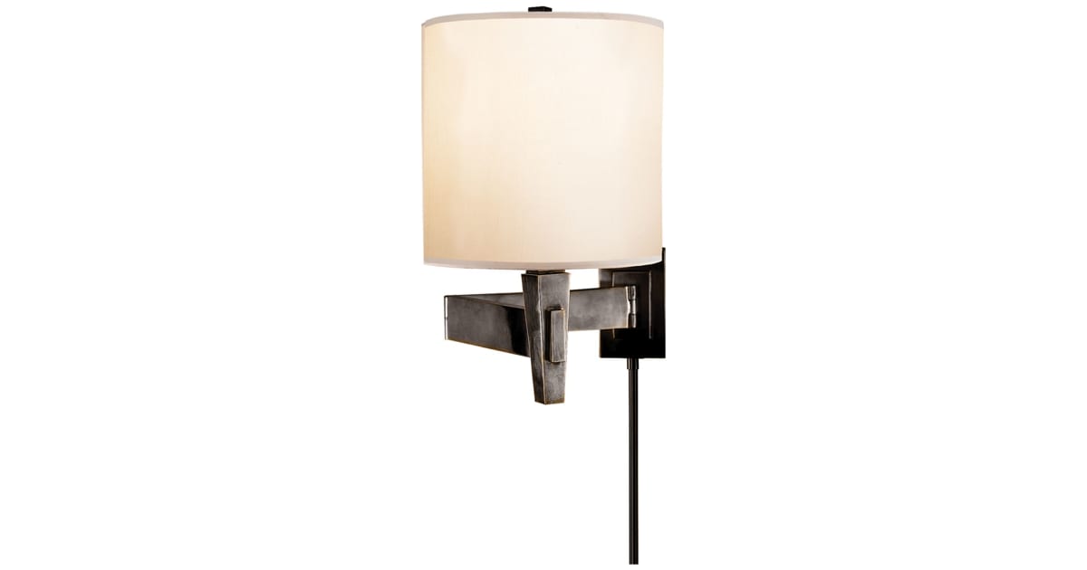 Visual Comfort PT 2000BZ-S Architects 13" High Plug-In Wall Sconce with ...