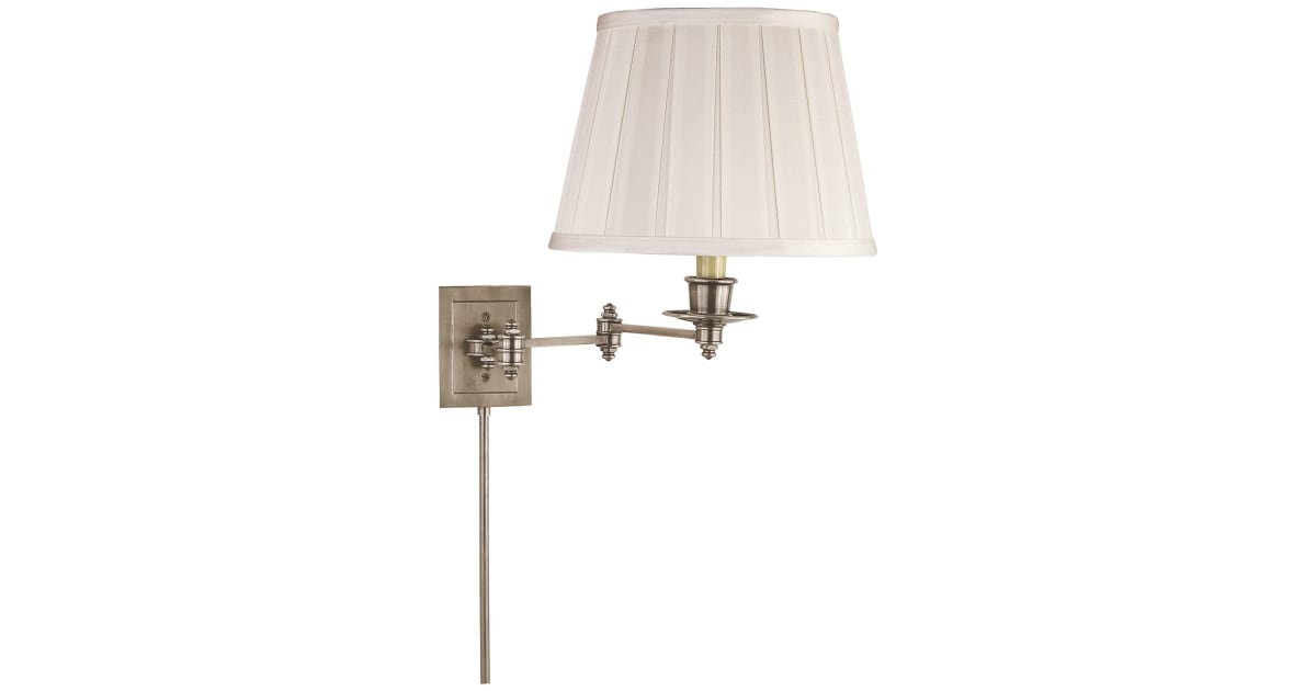 Visual Comfort S 2000AN-S Single Light 13" High Plug-In Wall Sconce ...
