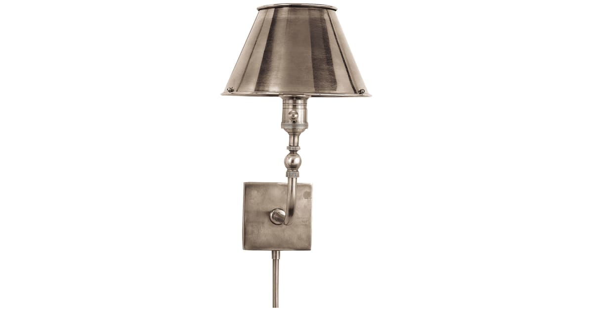 Visual Comfort S 2650AN-AN Swivel Head Wall 14" High Plug-In Wall ...