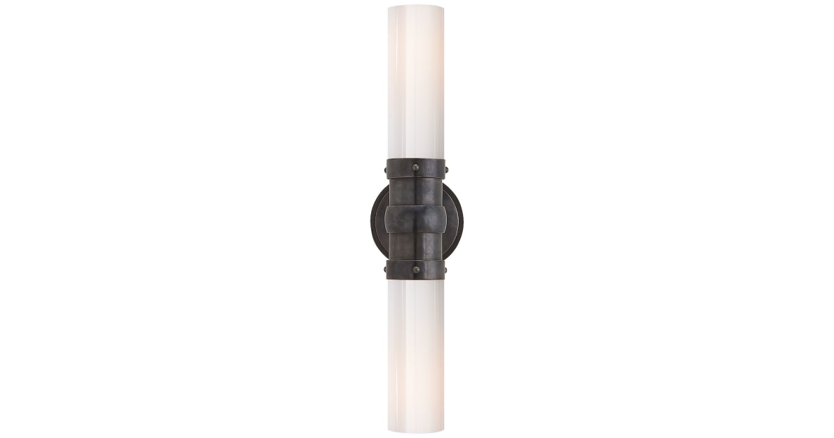 Visual Comfort TOB 2186BZ WG Graydon 18 Double Bath Light Build