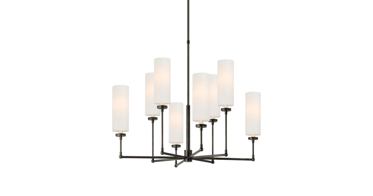 Visual Comfort TOB 5016BZ-L Ziyi 8 Light 34" Wide Chandelier | Build.com