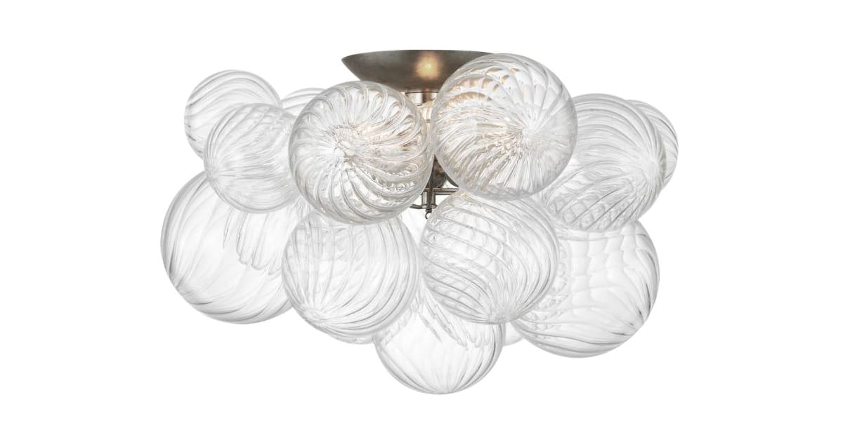 Visual Comfort JN 4112BSL/CG Talia 3 Light 20" Wide Flush