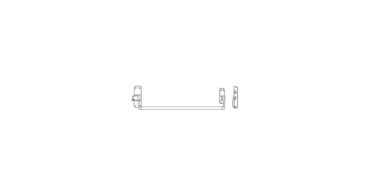 Von Duprin 88TP10B Rim Exit Device with Thumbpiece Trim from the 88 ...