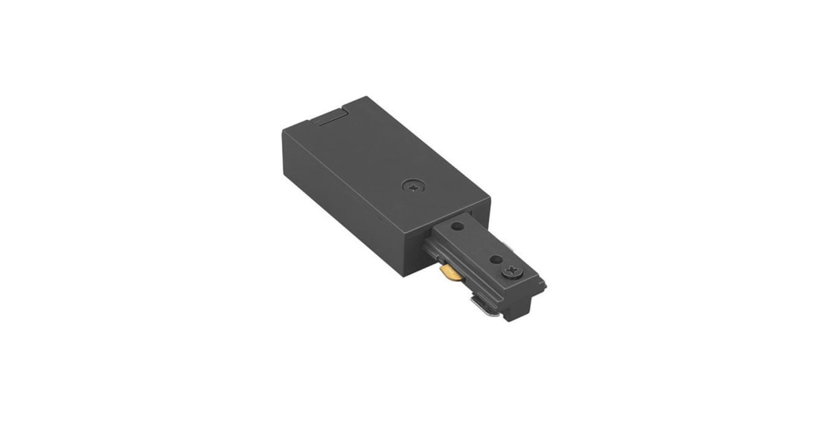 WAC Lighting WEDL-BK Live End Connector For W Track Lighting - Direct Ceiling Wiring, 5-Year Warranty - View #5