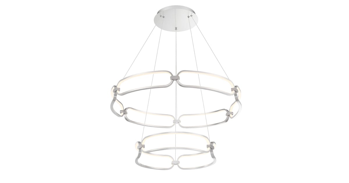 WAC Lighting PD54934BN Charmed 2 Light 32" Wide LED Ring