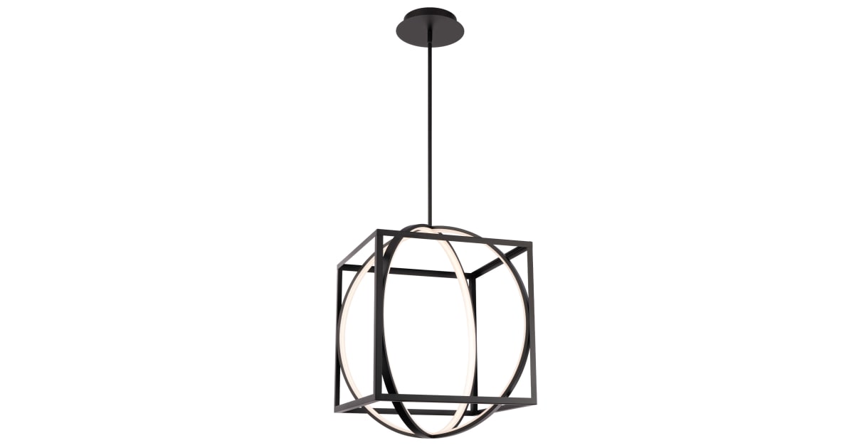 WAC Lighting PD-57327-BK Geometrix 19