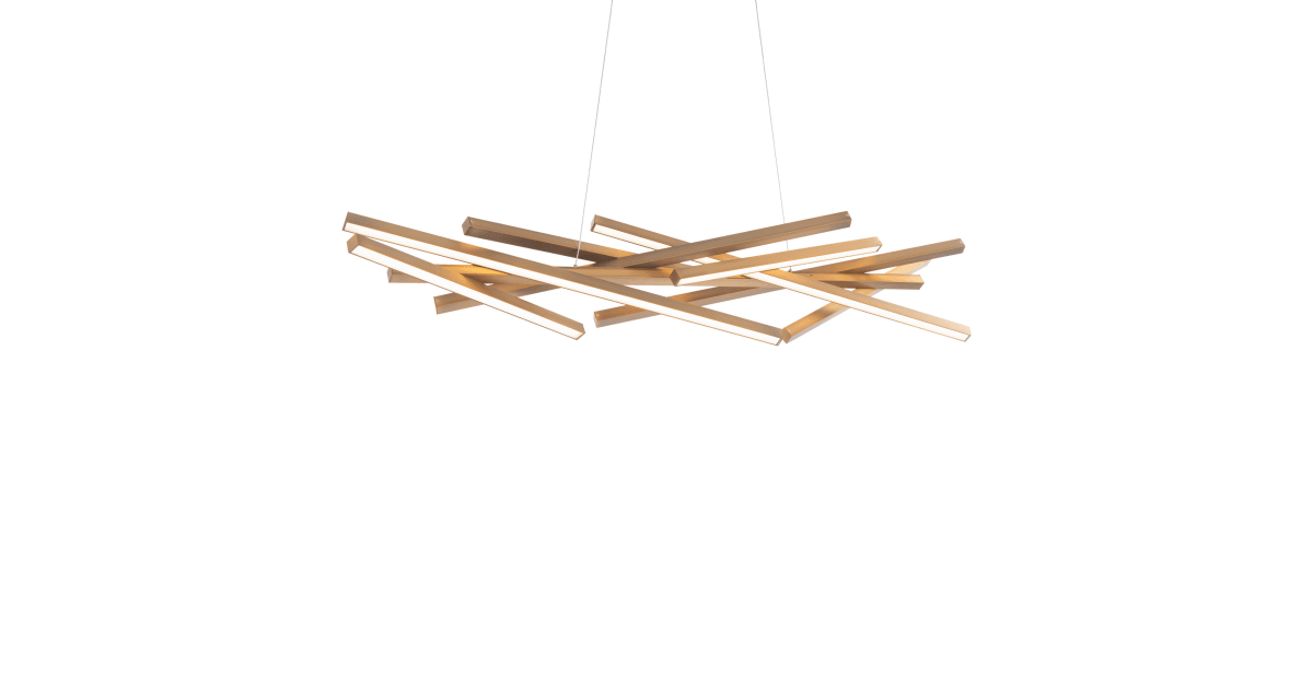 WAC Lighting PD73155AB Parallax 8 Light 55" Wide LED