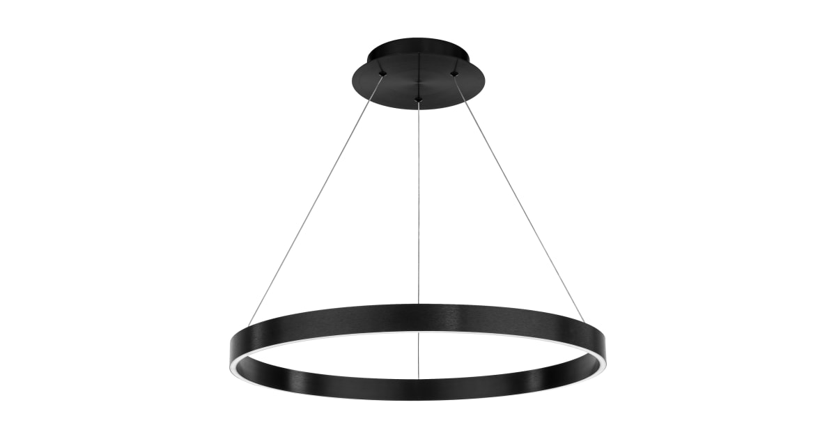 WAC Lighting PD81124BK Sirius 24" Wide LED Suspension