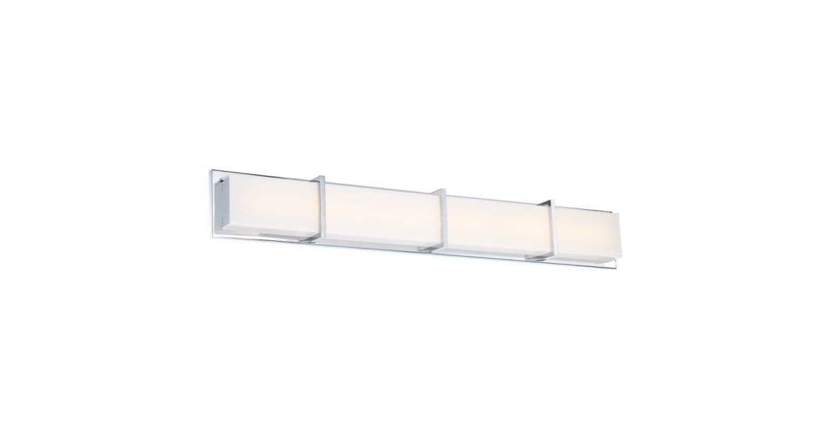 WAC Lighting 2-Light LED Bath Bar – WS-19838-CH – Chrome – 37.75” Wide – Integrated LED