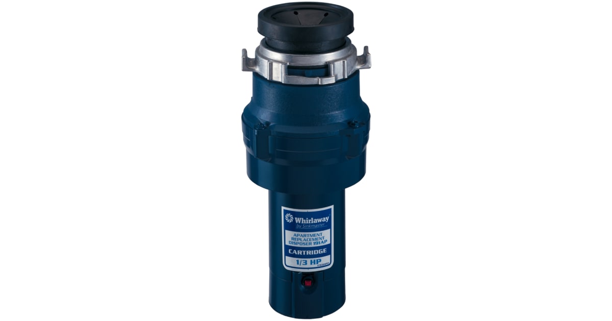 Waste King 191PCAP Whirlaway 1/3 HP Continuous Garbage