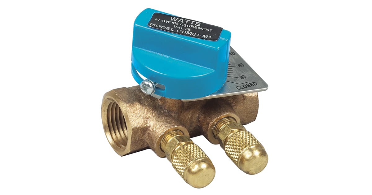 Watts 0856736 CSM61 1/2" Flow Measurement Valve