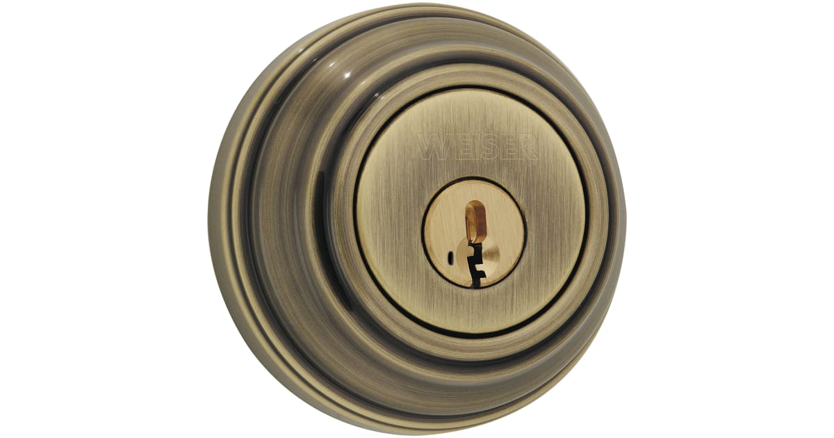 Weiser Lock GCD94715S Single Cylinder Keyed Entry Deadbolt