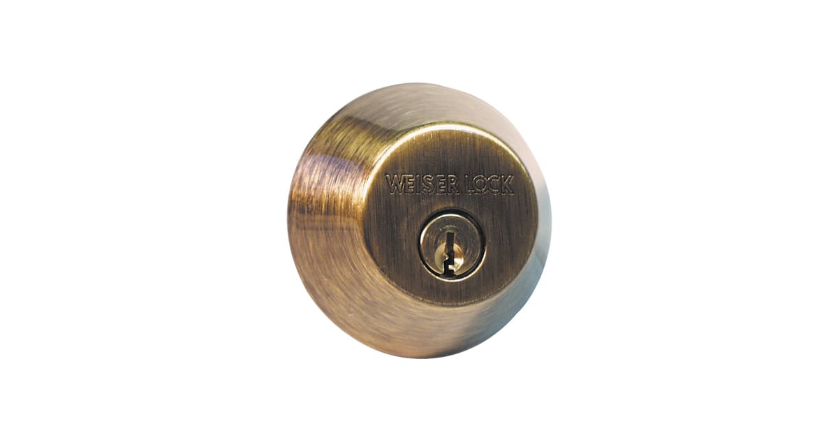 Weiser Lock GD93715 Double Cylinder Keyed Entry Deadbolt