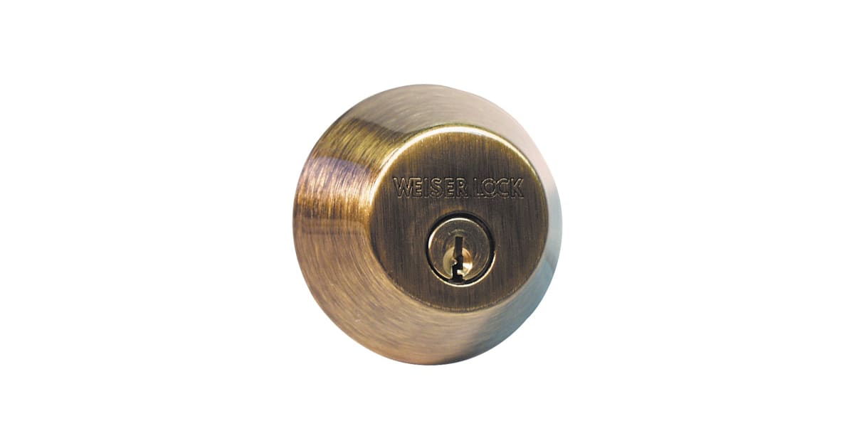 Weiser Lock GD94715 Single Cylinder Keyed Entry Deadbolt