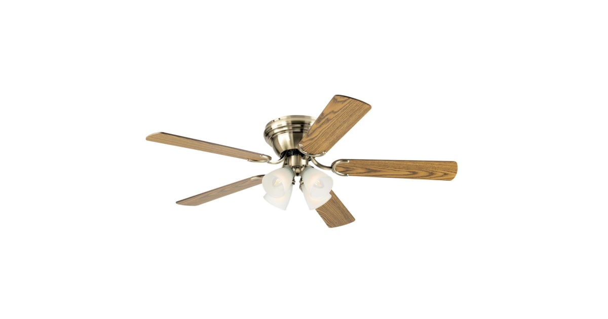 Westinghouse 7232200 Contempra Iv 52 5 Blade Build Com - Landry 52 In Indoor White Ceiling Fan With Light Kitchen