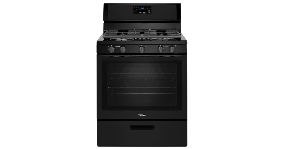 Whirlpool WFG505M0BB 30" 5.1 Cu. Ft. Gas Range with 15,000