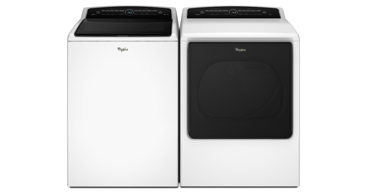 Whirlpool Top Loading Washer and Dryer Pair 5.3 Cu. Ft.