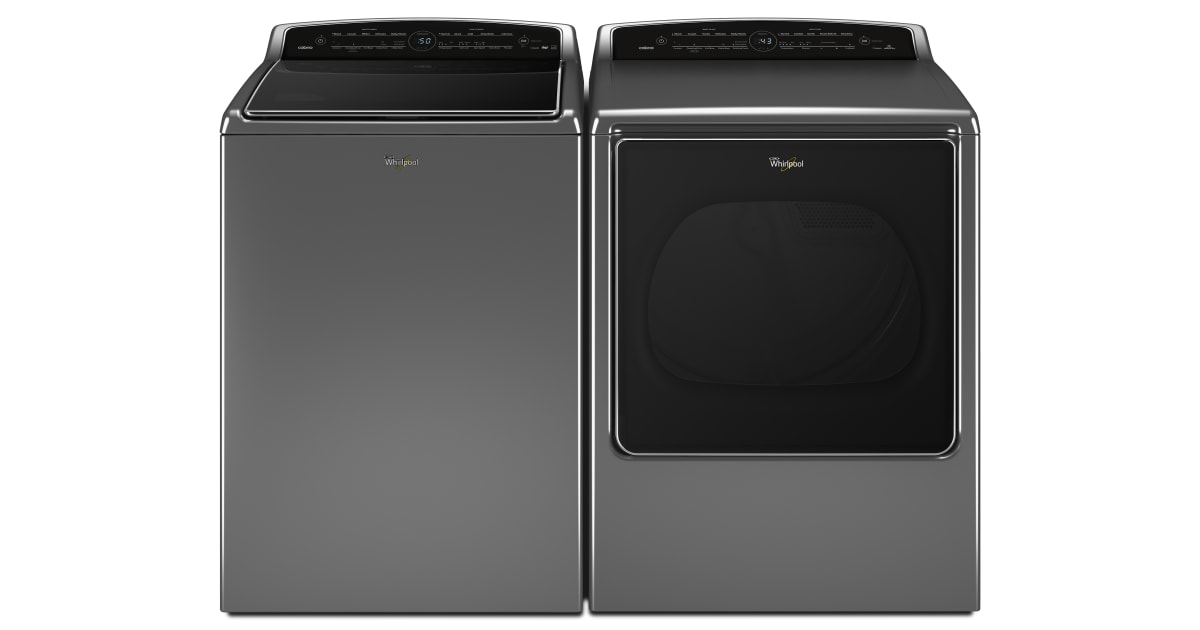 Whirlpool Top Loading Washer and Dryer Pair 5.3 Cu. Ft.